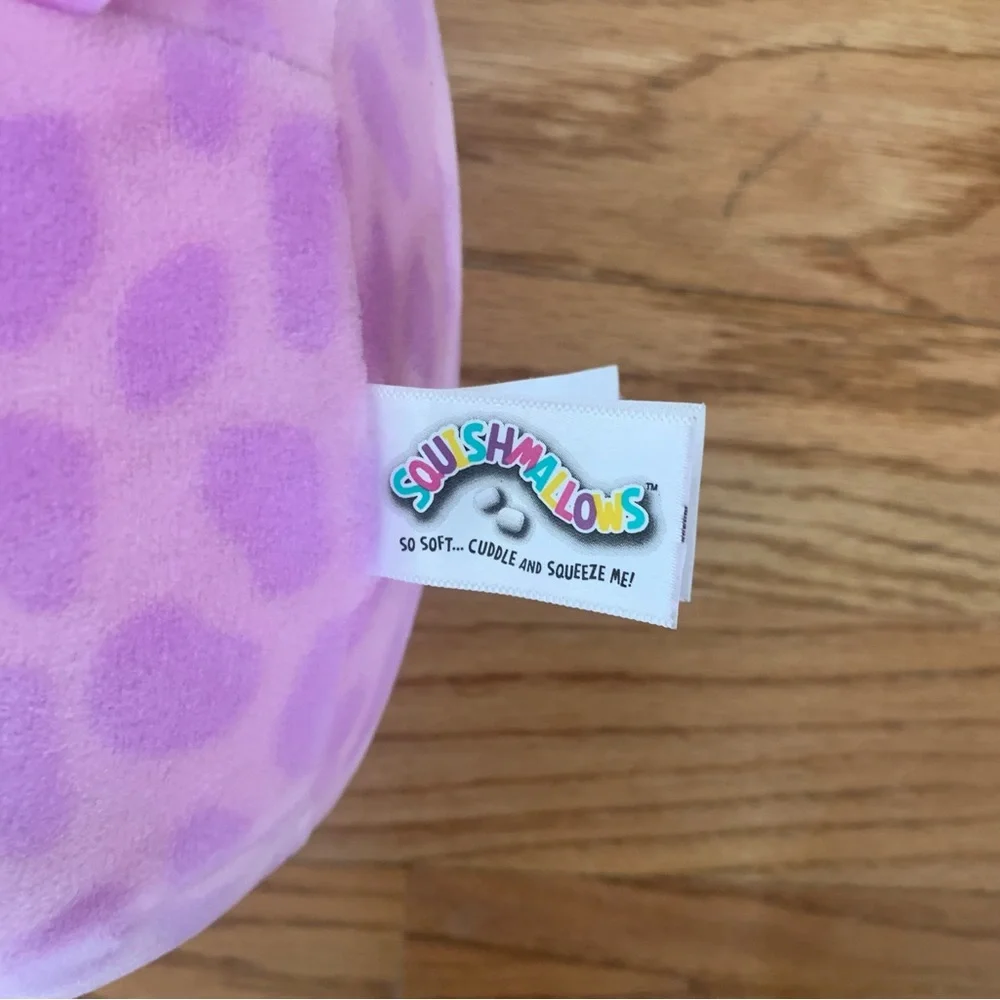 RARE Jazzy the Purple Giraffe Squishmallow Valentine’s Day Squad 11” Red/Pink 18 - Picture 5 of 9